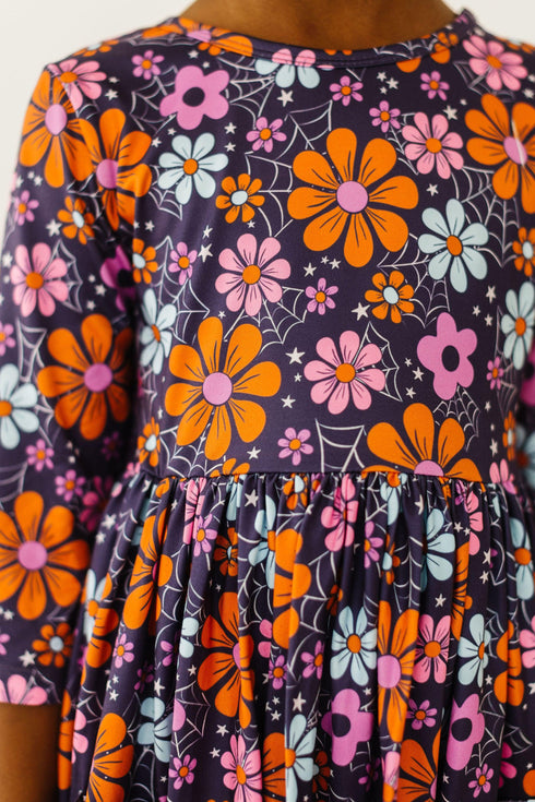 haunted-garden-3-4-sleeve-pocket-twirl-dress Mila &  Rose - Sophia's Style--12-24M--2